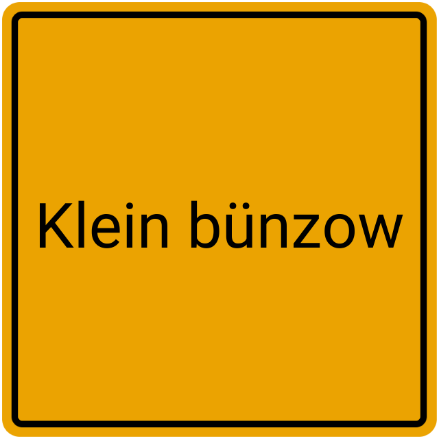 Meldebestätigung Klein Bünzow